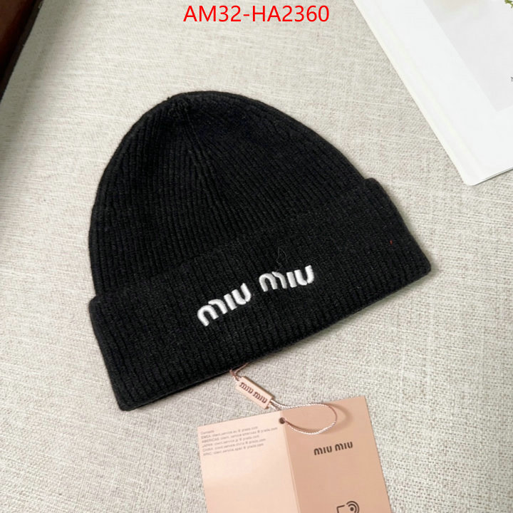 Cap(Hat)-Miu Miu replica 2024 perfect luxury ID: HA2360 $: 32USD