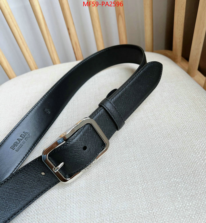 Belts-Prada luxury cheap replica ID: PA2596 $: 59USD