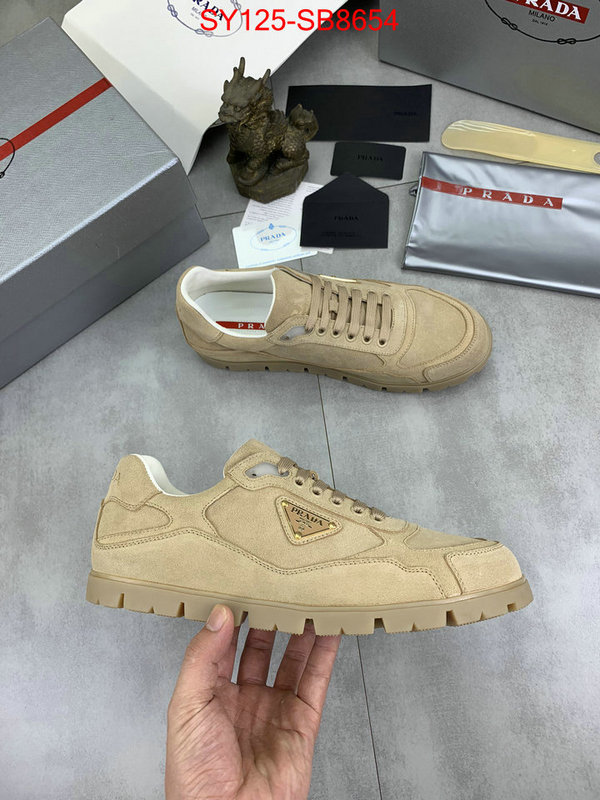 Men shoes-Prada high quality online ID: SB8654 $: 125USD