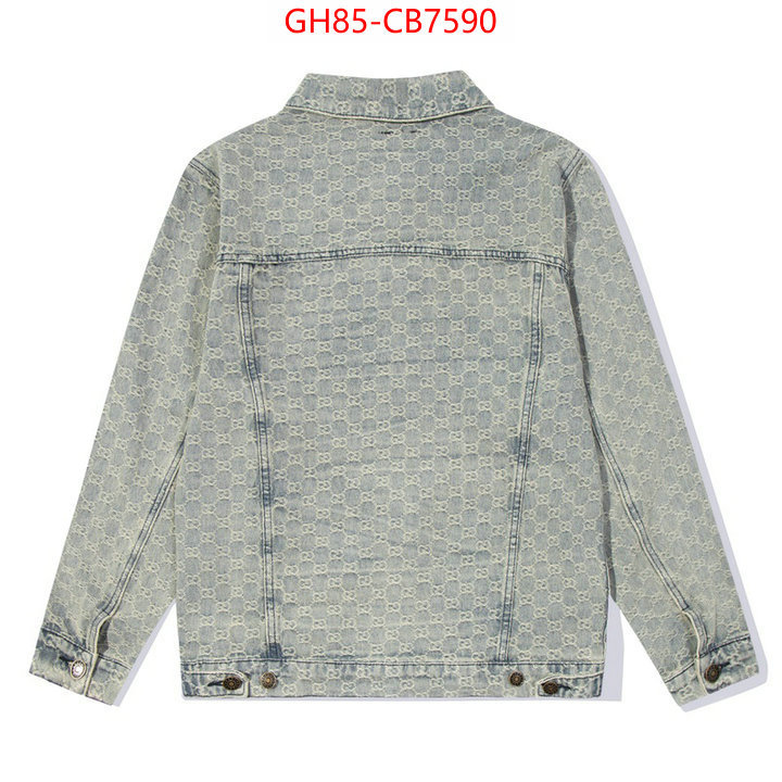 Clothing-Gucci high quality replica designer ID: CB7590 $: 85USD