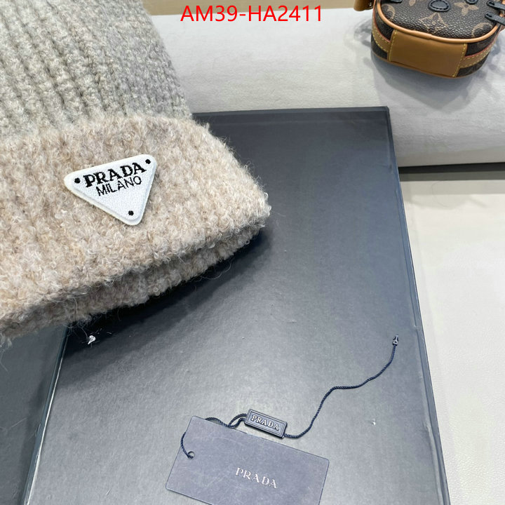 Cap (Hat)-Prada top brands like ID: HA2411 $: 39USD