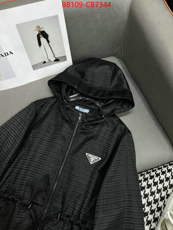 Clothing-Prada where to buy the best replica ID: CB7344 $: 109USD