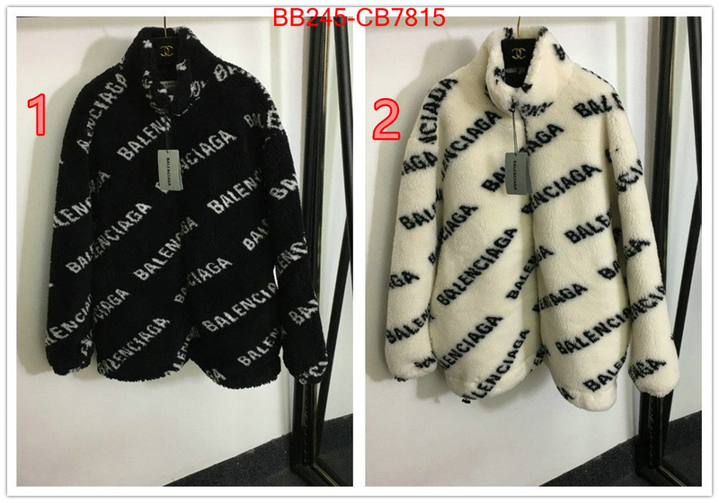 Clothing-Balenciaga cheap high quality replica ID: CB7815 $: 245USD