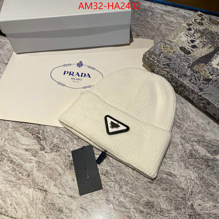 Cap (Hat)-Prada buy 2024 replica ID: HA2402 $: 32USD