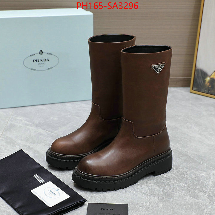 Women Shoes-Prada designer high replica ID: SA3296 $: 165USD