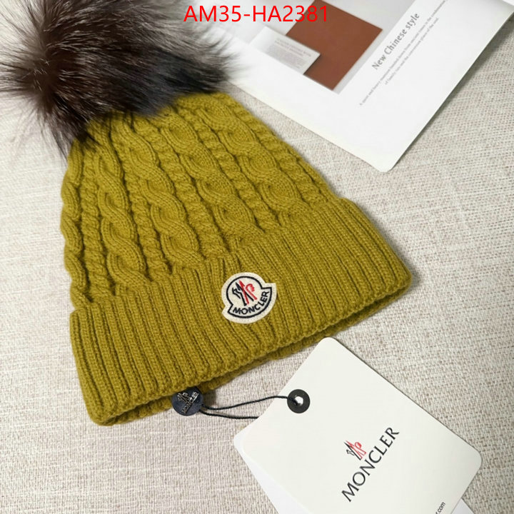 Cap(Hat)-Moncler luxury 7 star replica ID: HA2381 $: 35USD