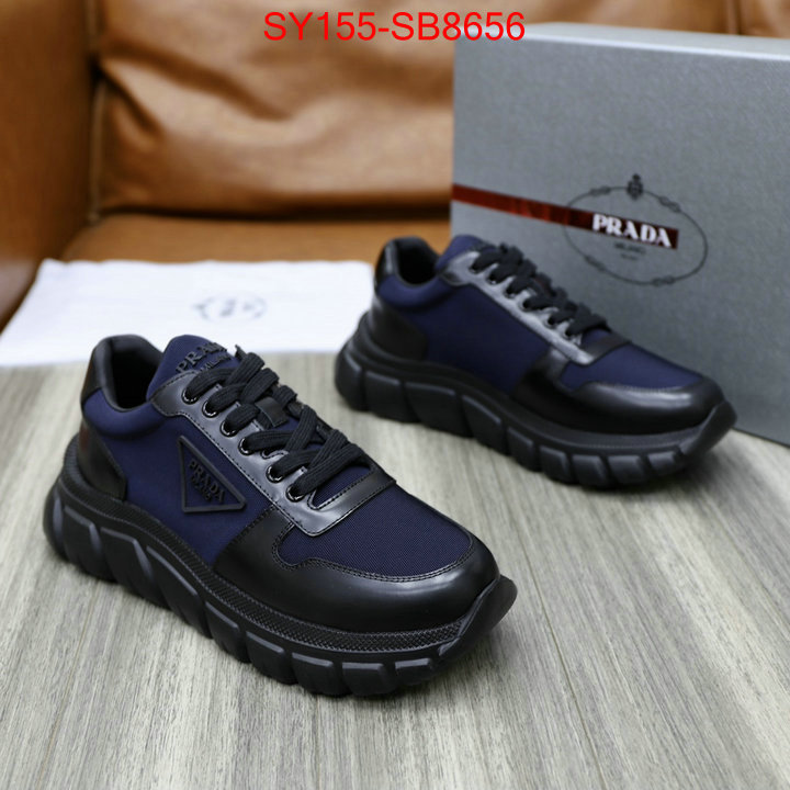 Men shoes-Prada replica 1:1 ID: SB8656 $: 155USD