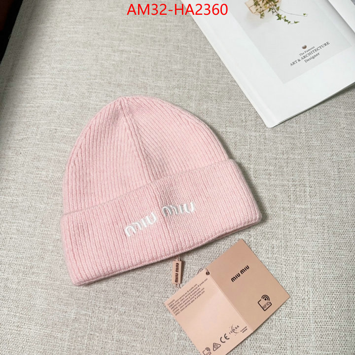 Cap(Hat)-Miu Miu replica 2024 perfect luxury ID: HA2360 $: 32USD