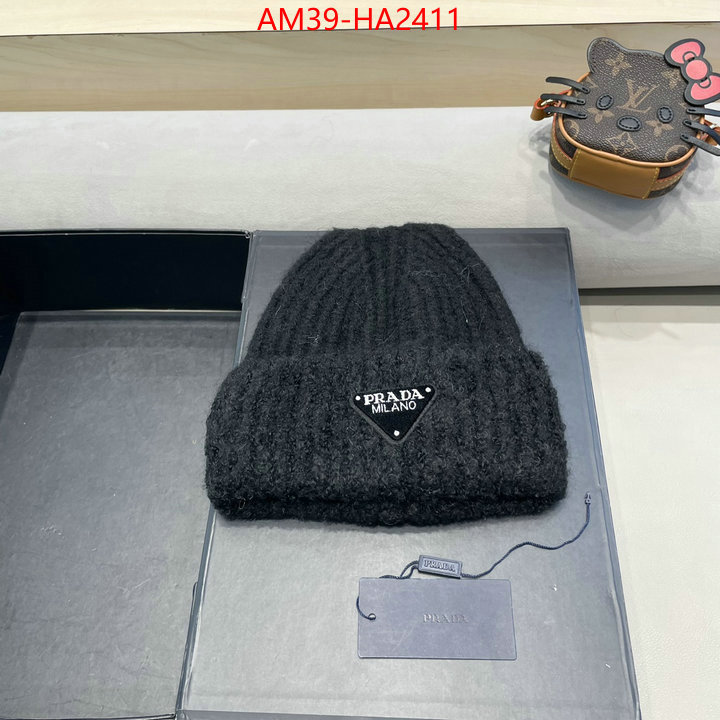 Cap (Hat)-Prada top brands like ID: HA2411 $: 39USD