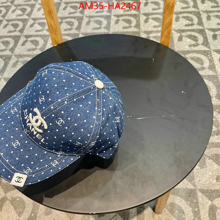 Cap (Hat)-Chanel designer 1:1 replica ID: HA2467 $: 35USD