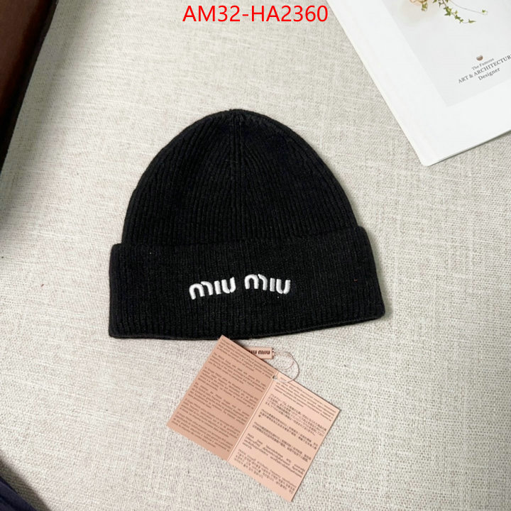 Cap(Hat)-Miu Miu replica 2024 perfect luxury ID: HA2360 $: 32USD