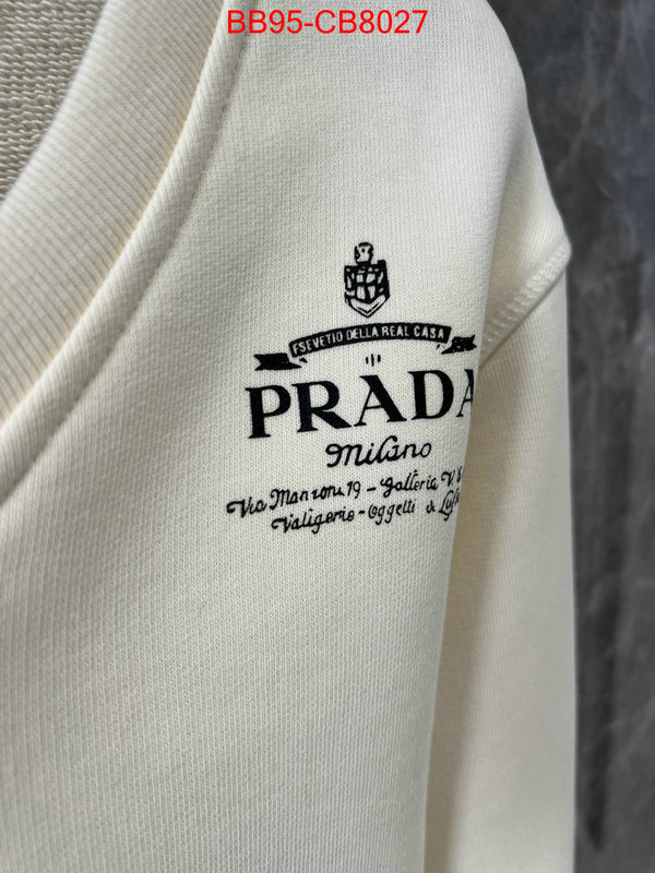 Clothing-Prada 7 star replica ID: CB8027 $: 95USD