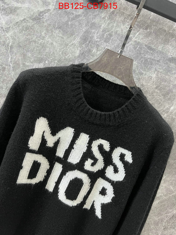 Clothing-Dior aaaaa replica designer ID: CB7915 $: 125USD