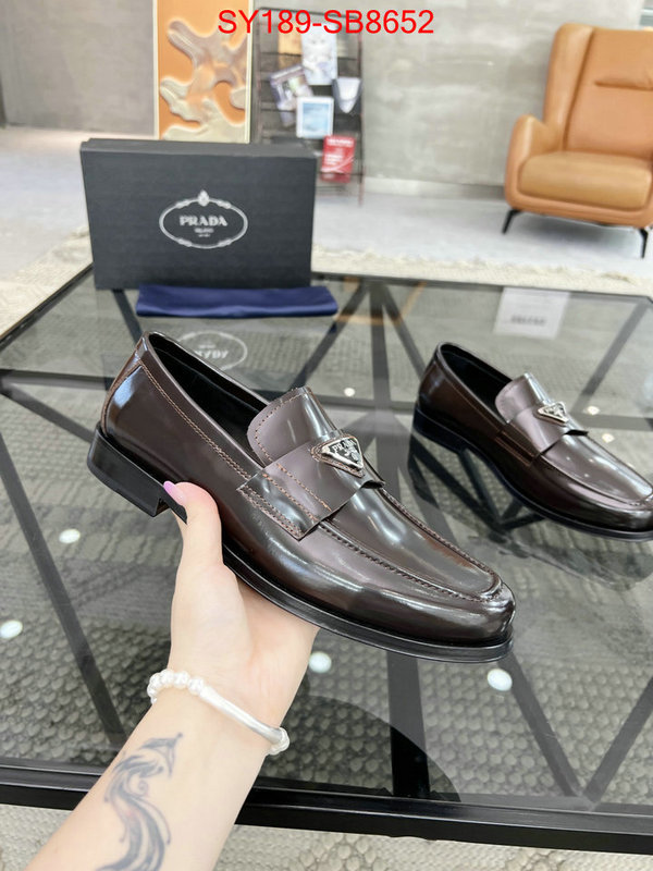 Men shoes-Prada high quality replica designer ID: SB8652 $: 189USD