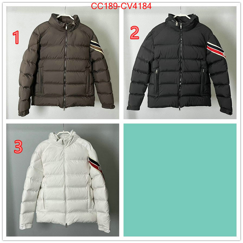 Down jacket Men-Moncler what are the best replica ID: CV4184 $: 189USD