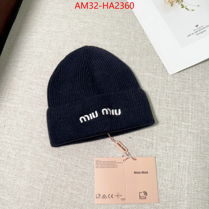 Cap(Hat)-Miu Miu replica 2024 perfect luxury ID: HA2360 $: 32USD