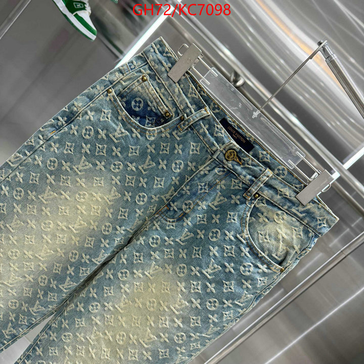 Clothing-LV designer 1:1 replica ID: KC7098 $: 72USD