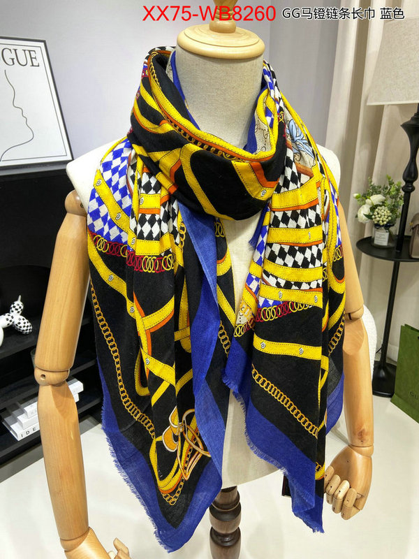 Scarf-Gucci quality replica ID: MB8260 $: 75USD