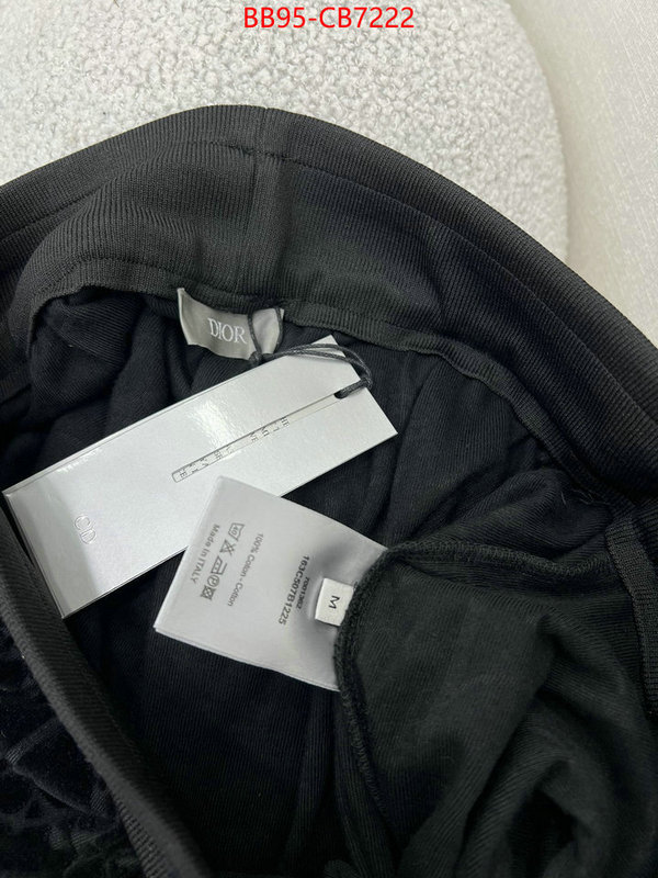 Clothing-Dior best wholesale replica ID: CB7222 $: 95USD