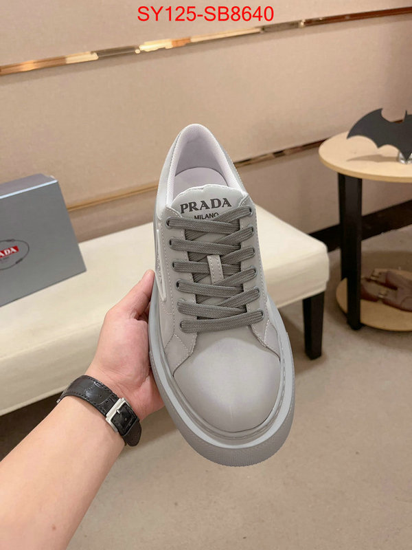 Men shoes-Prada best replica 1:1 ID: SB8640 $: 125USD