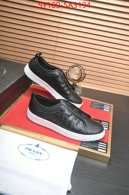 Men shoes-Prada top 1:1 replica ID: SA3194 $: 109USD