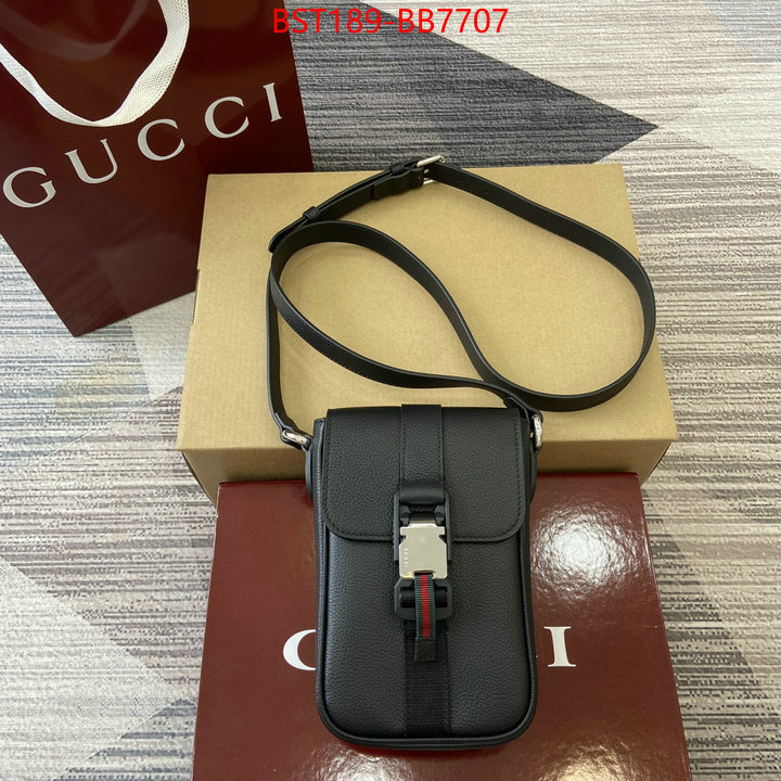 Gucci Bags(TOP)-Crossbody- 7 star replica ID: BB7707 $: 189USD,