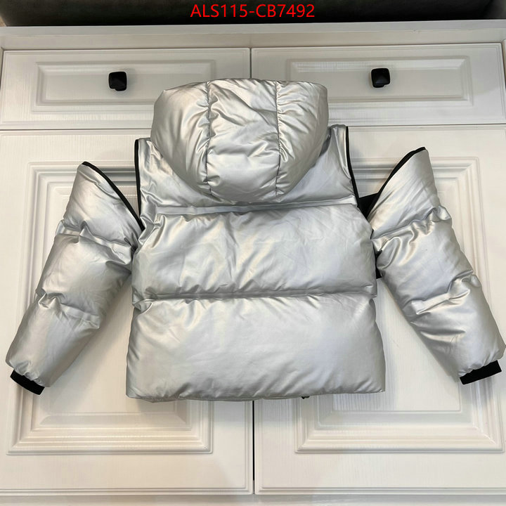 Kids clothing-Down jacket best replica 1:1 ID: CB7492 $: 115USD