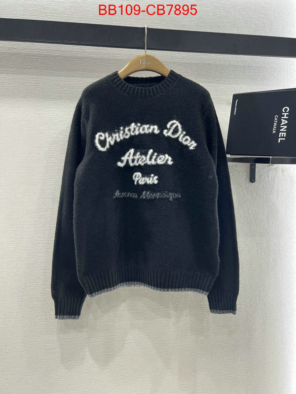 Clothing-Dior replica wholesale ID: CB7895 $: 109USD