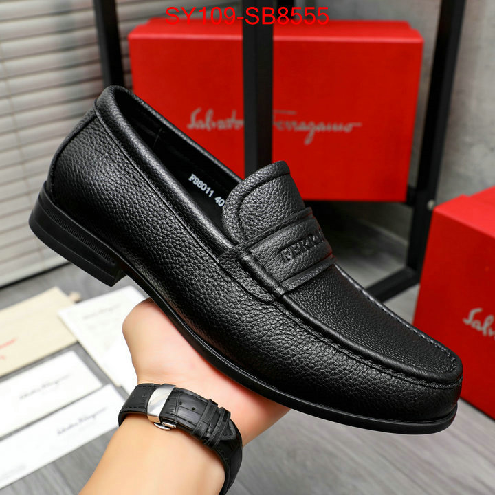 Men shoes-Ferragamo 1:1 replica wholesale ID: SB8555 $: 109USD