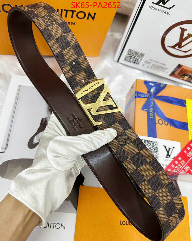 Belts-LV high quality happy copy ID: PA2652 $: 65USD