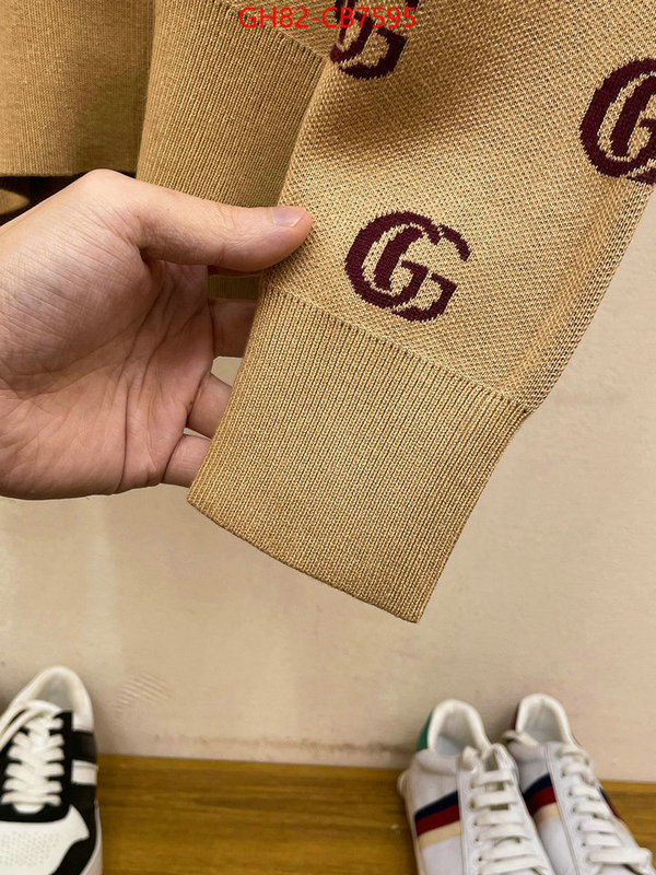 Clothing-Gucci best like ID: CB7595 $: 82USD