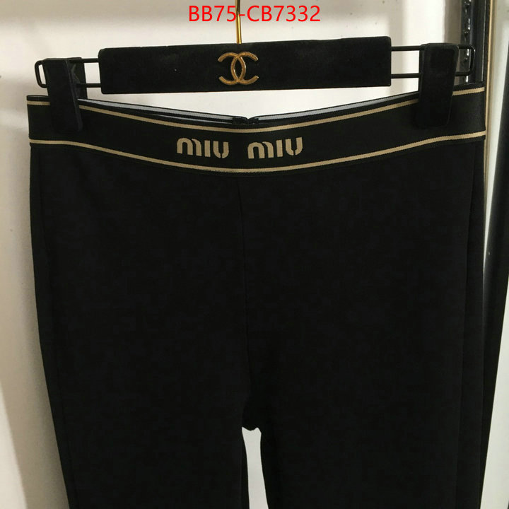 Clothing-MIU MIU aaaaa customize ID: CB7332 $: 75USD