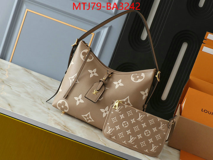 LV Bags(4A)-Handbag Collection- how can i find replica ID: BA3242 $: 79USD,