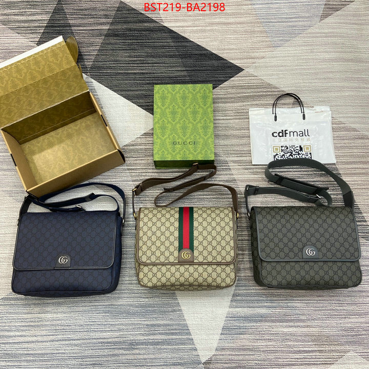 Gucci Bags(TOP)-Crossbody- found replica ID: BA2198 $: 219USD,