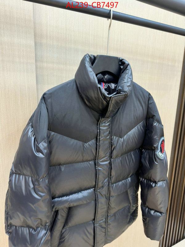 Down jacket Men-Moncler mirror quality ID: CB7497 $: 239USD