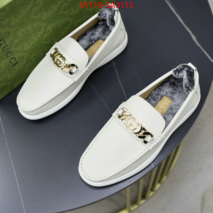 Men Shoes-Gucci 2024 replica wholesale cheap sales online ID: SA3115 $: 119USD