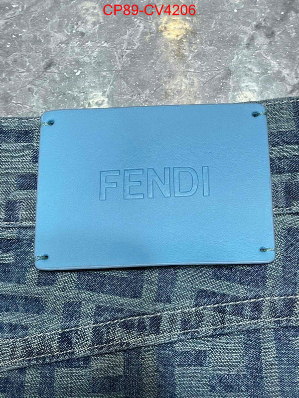 Clothing-Fendi where can i buy the best 1:1 original ID: CV4206 $: 89USD