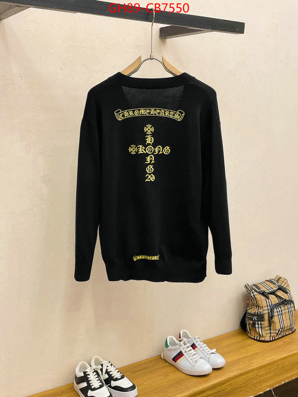 Clothing-Chrome Hearts is it illegal to buy dupe ID: CB7550 $: 89USD