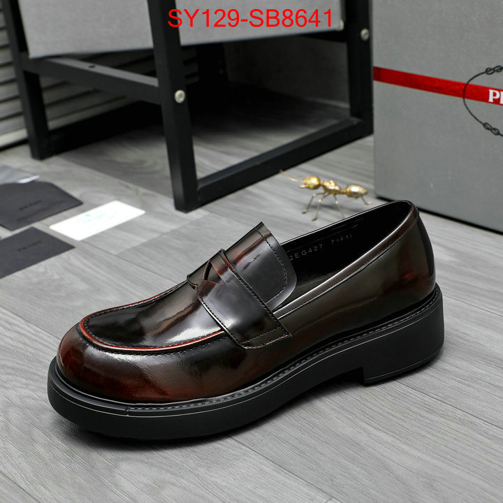 Men shoes-Prada top 1:1 replica ID: SB8641 $: 129USD