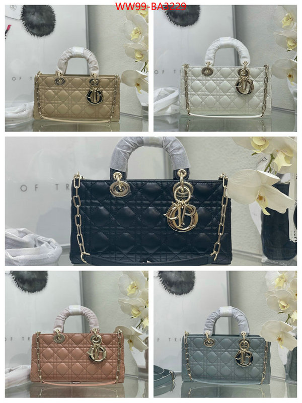 Dior Bags(4A)-Lady- buying replica ID: BA3229 $: 99USD,