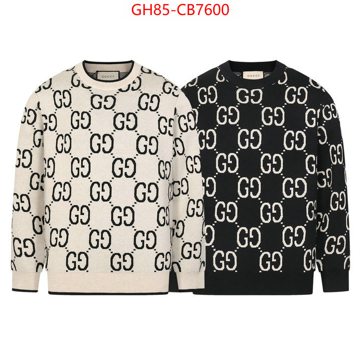 Clothing-Gucci where should i buy to receive ID: CB7600 $: 85USD