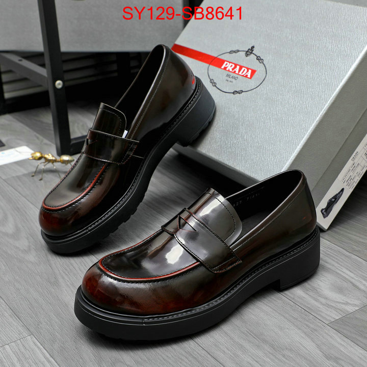 Men shoes-Prada top 1:1 replica ID: SB8641 $: 129USD