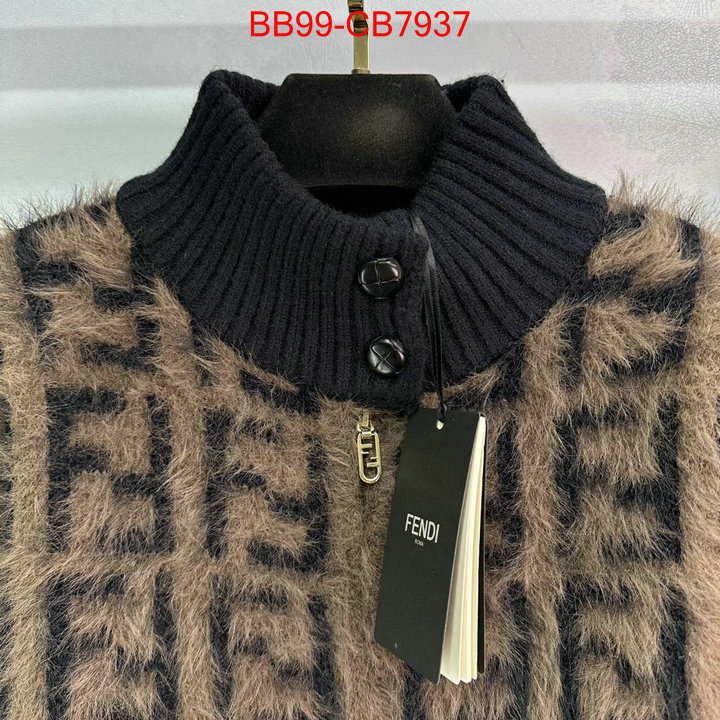 Clothing-Fendi from china 2024 ID: CB7937 $: 99USD