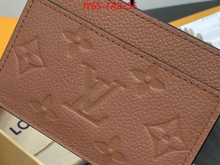 LV Bags(TOP)-Wallet high quality 1:1 replica ID: TA2255 $: 65USD,