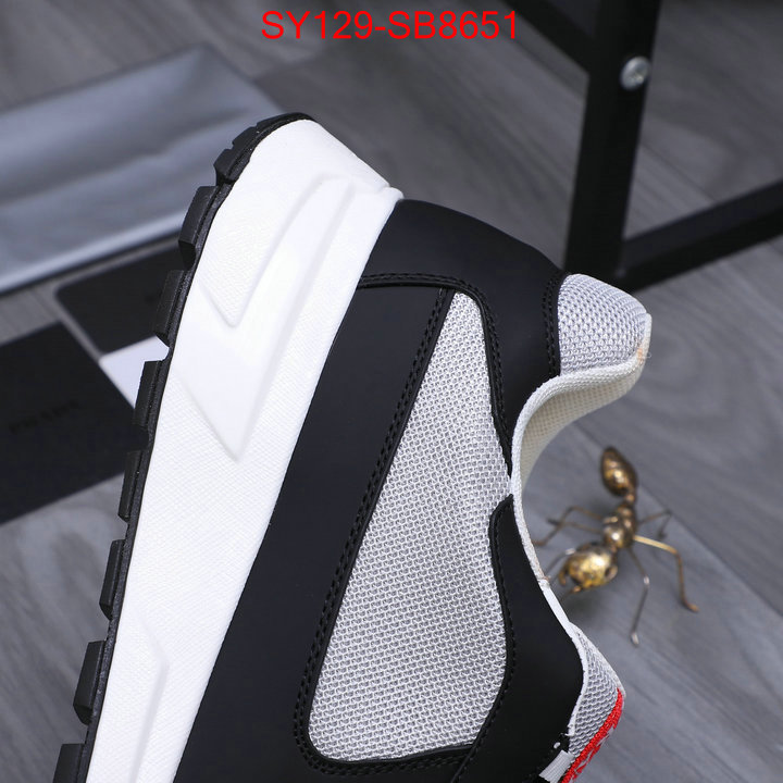 Men shoes-Prada replica aaaaa+ designer ID: SB8651 $: 129USD