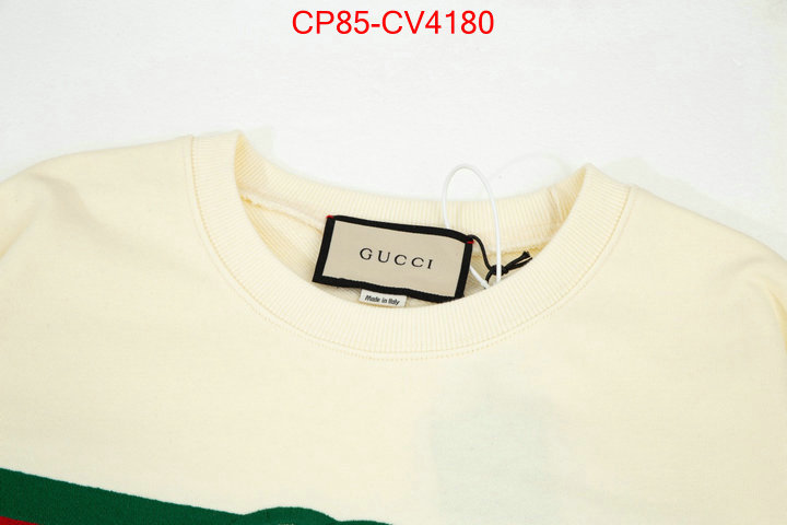 Clothing-Gucci outlet 1:1 replica ID: CV4180 $: 85USD