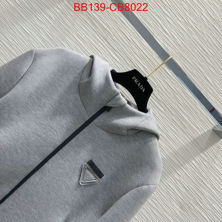 Clothing-Prada where can you buy a replica ID: CB8022 $: 139USD