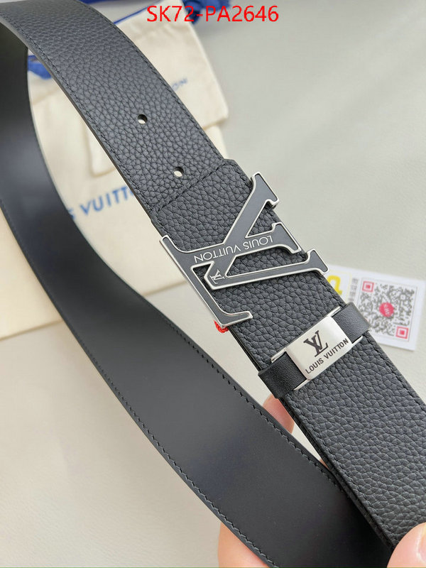 Belts-LV luxury ID: PA2646 $: 72USD