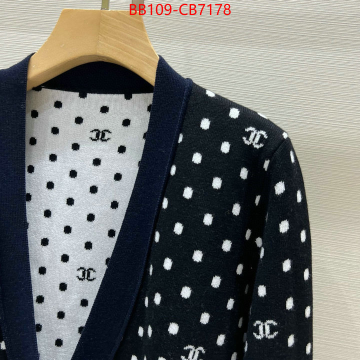 Clothing-Chanel perfect quality designer replica ID: CB7178 $: 109USD