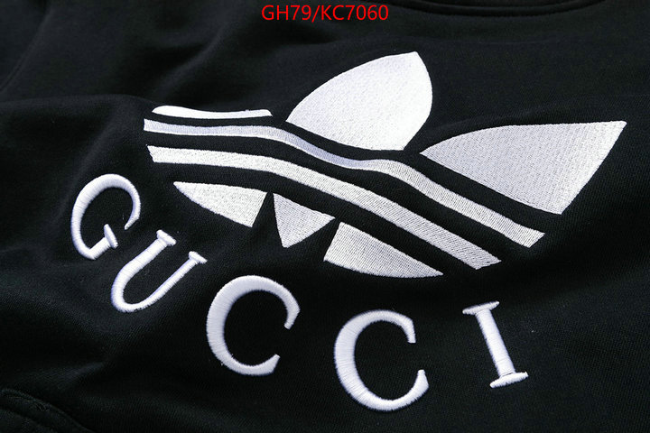 Clothing-Gucci perfect replica ID: KC7060 $: 79USD